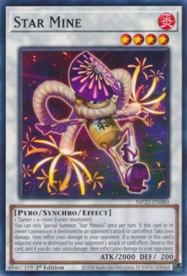 1x Star Mine - 1st Edition NM Eng YuGiOh - 2022 Mega Tin - Pharoah's Gods-image
