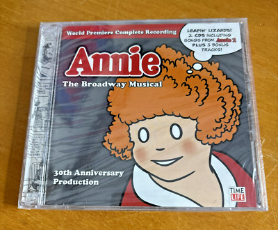 Annie: The Broadway Musical 30th Anniversary Production Sealed Audio 2 CDs New-image