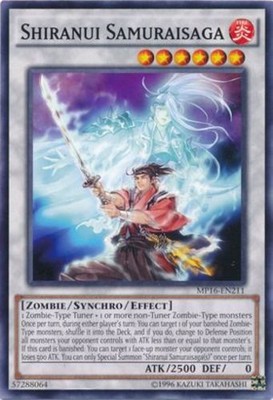 Shiranui Samuraisaga - MP16-EN211 - Common - Unlimited Edition - Heavily Played-image