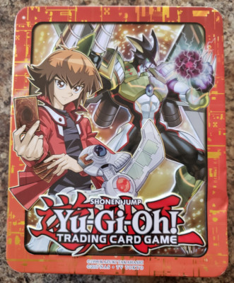 Yu-Gi-Oh! - 2018 Jaden Yuki Mega Tin - Empty TCG Card Collectible Tin-image