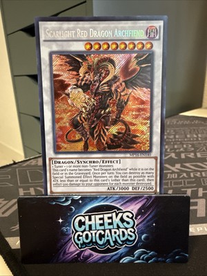 Yugioh Scarlight Red Dragon Archfiend MP16-EN140 Secret Rare 1st Ed NM-image