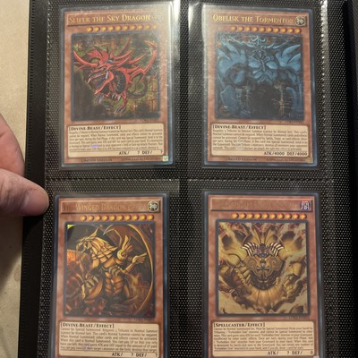 Set of Egyptian God Cards Legendary Collection Limited Edition Ultra Rare-image