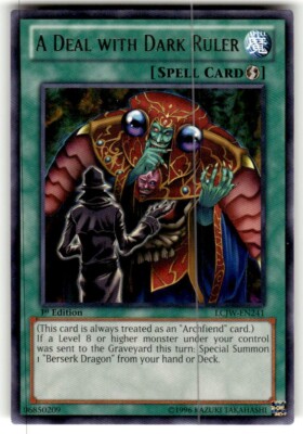 A Deal with Dark Ruler LCJW-EN241 Legendary Collection 4: Joey's World 1st Ed NM-image