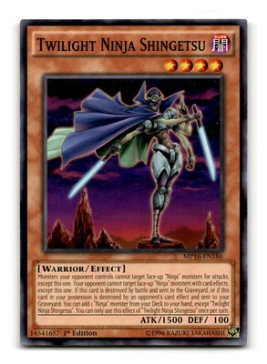 Twilight Ninja Shingetsu - MP16-EN186 1st Edition - YuGiOh-LP-image