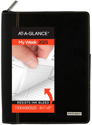 Executive 2025 Appointment Book Planner, Weekly & Monthly, 8-1/4