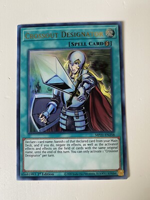 YUGIOH CROSSOUT DESIGNATOR ULTRA RARE MP21-EN258 MEGA TIN 2021-image