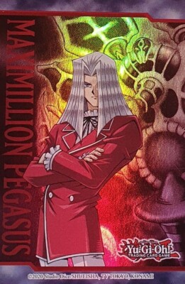 Yugioh Maximillion Pegasus ID Cards Ultra Rare Legendary Duelists Season 1 Mint-image
