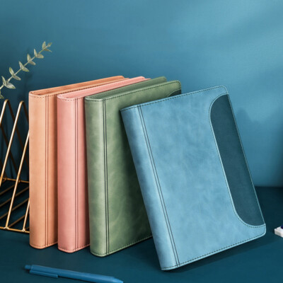Refillable PU Leather Journal A5 Notebook Lined Paper Writing Diary 160 Pages-image