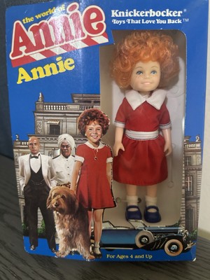 Vintage 1982 Annie Doll Knickerbocker MOCMovie Collectible in Original Packaging-image