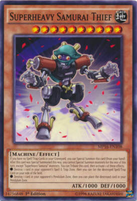 Yu-Gi-Oh! - Superheavy Samurai Thief  (MP16-EN108) - 2016 Mega-Tins - NM-image