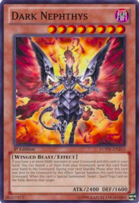 1X NM Dark Nephthys - LCYW-EN211 - Common 1st Edition - Legendary Collection 3-image