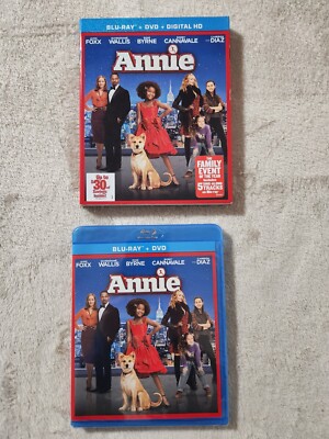 Annie (Blu-ray + DVD + Digital, 2014) Brand New SEALED -image