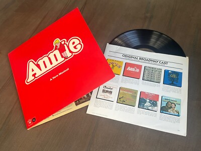 Annie A New Musical Vtg Vinyl LP Original Cast Recording 1980 Gatefold JS 34712-image