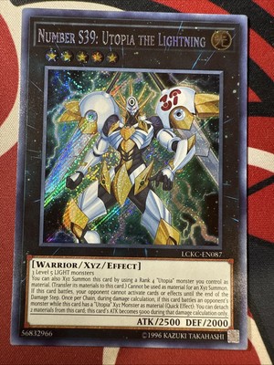 Number S39: Utopia the Lightning - NM - LCKC-EN087 - Unlimited - Secret Rare-image