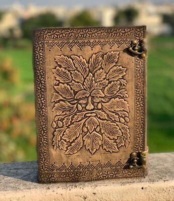 Leather Journal Antique Old Leather Diary best gift leather notebook sketchbook.-image