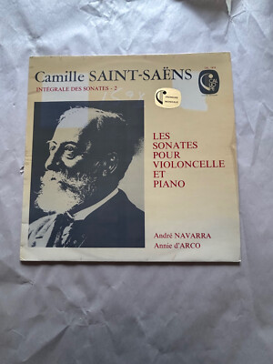 ANDRE NAVARRA ANNIE D'ARCO CAMILLE SAINT-SAENS SONATES VIOLINCELLO-image
