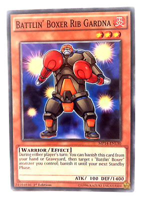 Yu-Gi-Oh 2014 Mega Tins Mega Pack - Battlin' Boxer Rib Gardna Trading Card-image