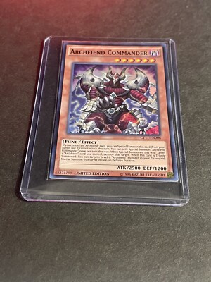 Yu-Gi-Oh! TCG Archfiend Commander 2014 Mega-Tin Mega-Pack CT11-EN005 Limited...-image