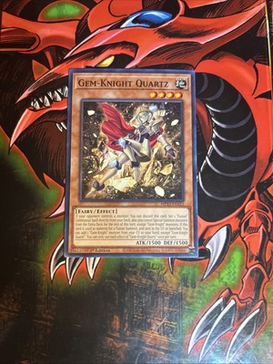 Yugioh Gen-Knight Quartz MP23-EN123 1st Edition Near Mint 2023 Mega Tin-image
