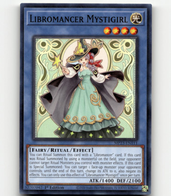 Yugioh Libromancer Mystigirl 25th Anniv. Tin: Dueling Heroes Mega Pack-image