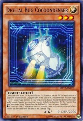 Yu-Gi-Oh! TCG Digital Bug Cocoondenser 2017 Mega Tins Pack MP17-EN016 1st Ed-image