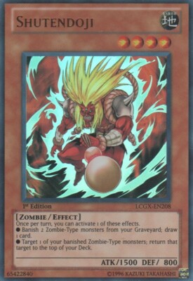 Shutendoji - LCGX-EN208 - Ultra Rare - 1st Edition HP YuGiOh!  Legendary Collect-image