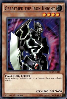 Yu-Gi-Oh! Gearfried The Iron Knight LDK2-ENJ12 Common Unlimited NM-image