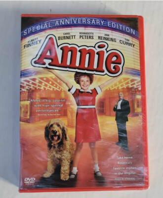 Annie 1982 musical PG movie, DVD, Aileen Quinn, Albert Finney, Carol Burnett New-image