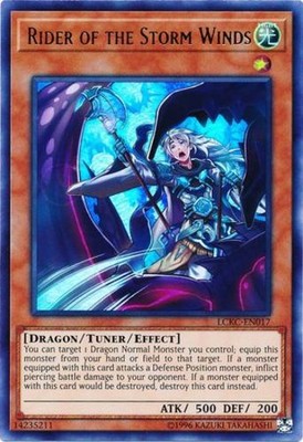Yugioh! Rider of the Storm Winds - LCKC-EN017 - Ultra Rare - Unlimited Edition N-image
