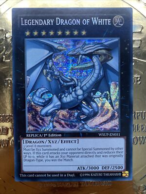 Legendary Dragon Of White Secret Rare 1st Edition Wsup-en051-image