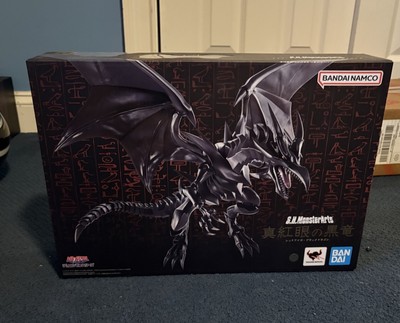 Bandai S.H. MonsterArts Yu-Gi-Oh! Red-Eyes Black Dragon Action Figure USA New-image