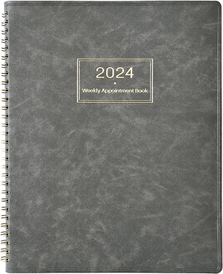2024 Weekly Appointment Book Planner - 2024 Daily Hourly Planner, Jan 2024-image