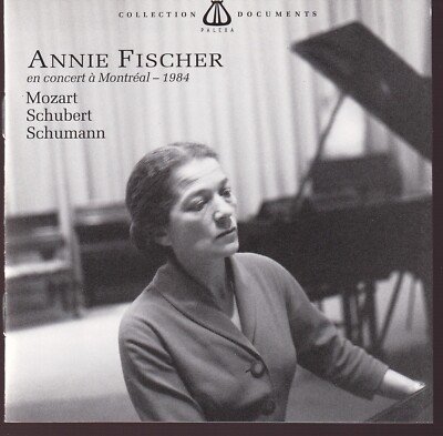 . CD Annie Fischer, En Concert a Montreal, 1984 Mozart, Schubert, Schumann-image
