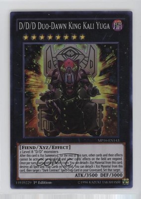 2016 Yu-Gi-Oh! Mega-Tin Mega Pack 1st Edition D/D/D Duo-Dawn King Kali Yuga 00jz-image