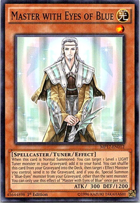 Master With Eyes Of Blue MP17-EN012 Yu-Gi-Oh! Light Play 1st Edition-image