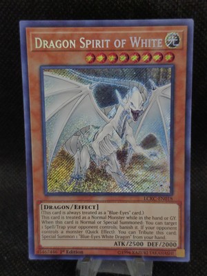 Dragon Spirit of White (LCKC-EN081) 1st Edition - Secret Rare - Near Mint-image