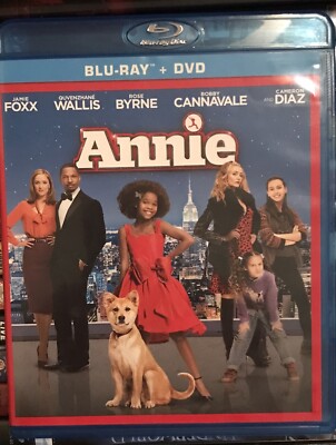 Annie (Blu-ray, 2014) movie Combined shipping discount available Jamie Foxx -image