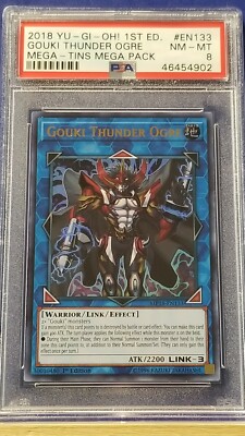 Gouki Thunder Ogre - 2018 Yu-Gi-Oh 1st Edition Mega Tins Mega Pack   PSA 8  -image