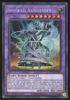 Invoked Augoeides - MP21-EN064 - Prismatic Secret Rare - 1st Edition Yugioh-image