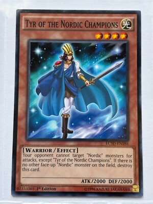 Yu-Gi-Oh Tyr of the Nordic Champions LC5D-EN186 Common 1st Edition NM-image