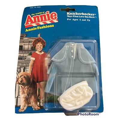 LITTLE ORPHAN ANNIE FASHIONS DOLL CLOTHES NEW 1982 Vintage Columbia Pictures NOS-image