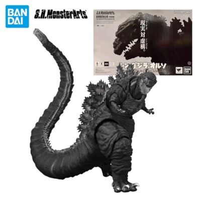 Original S.H.MonsterArts SHM Godzilla 2016 THE FOURTH ORTHOchromatic Ver. Model-image