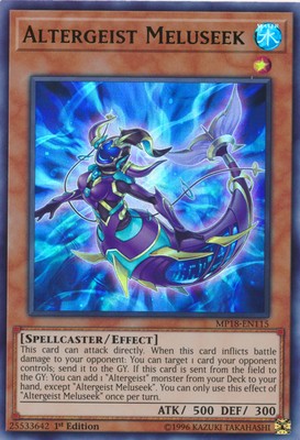 Altergeist Meluseek - MP18-EN115 - Ultra Rare - 1st Edition - Lightly Played-image