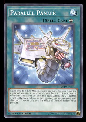 Yugioh Parallel Panzer #MP19-EN203 2019 Gold Sarcophagus Tin Mega Pack LP-image