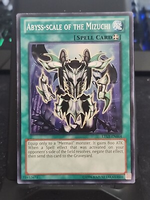 Abyss-Scale of the Mizuchi - Yugioh Spell Card - Vintage-image