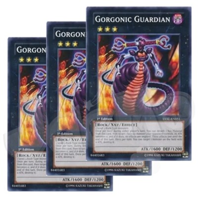 Yugioh - Gorgonic Guardian - 1st Edition NM - Plus Free Holographic Card-image