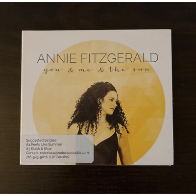 Annie Fitzgerald : You & Me & The Sun (CD, 2018) Promo Embraceable Records-image