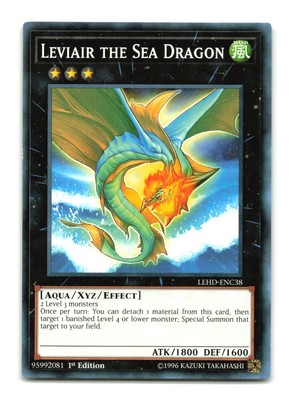 Leviair the Sea Dragon - LEHD-ENC38 1st Edition - YuGiOh-LP-image