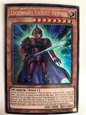 Yugioh Legendary Knight Hermos DRL2-EN008 Secret Rare NM-image