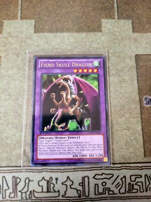 YUGIOH TCG FIEND SKULL DRAGON LCJW-EN240 RARE 1ST EDITION -image